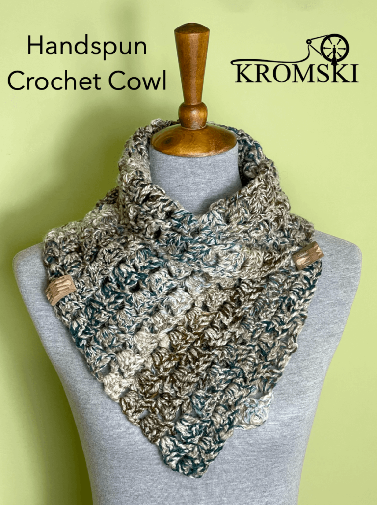 Handspun Crochet Cowl